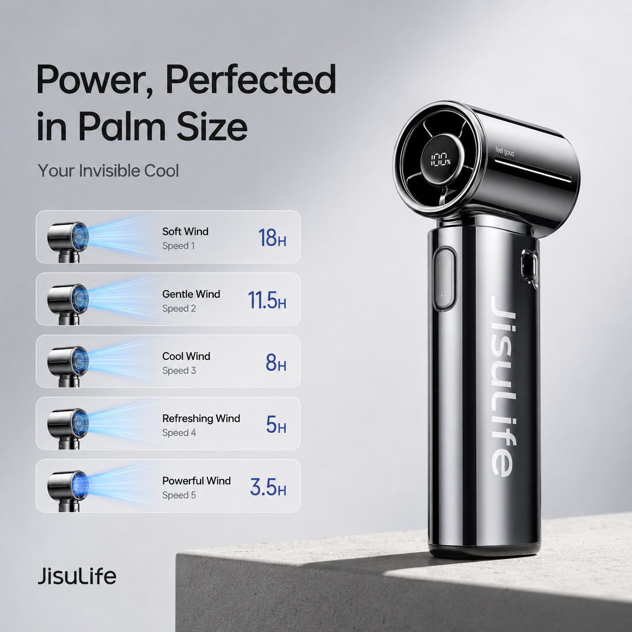 JISULIFE Life9s Turbo Fan