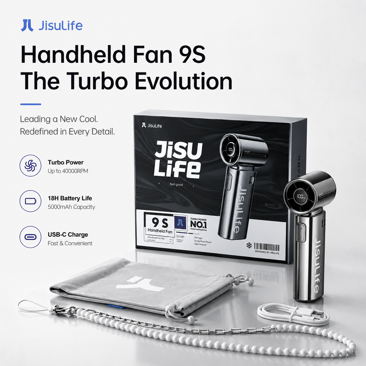 JISULIFE Life9s Turbo Fan